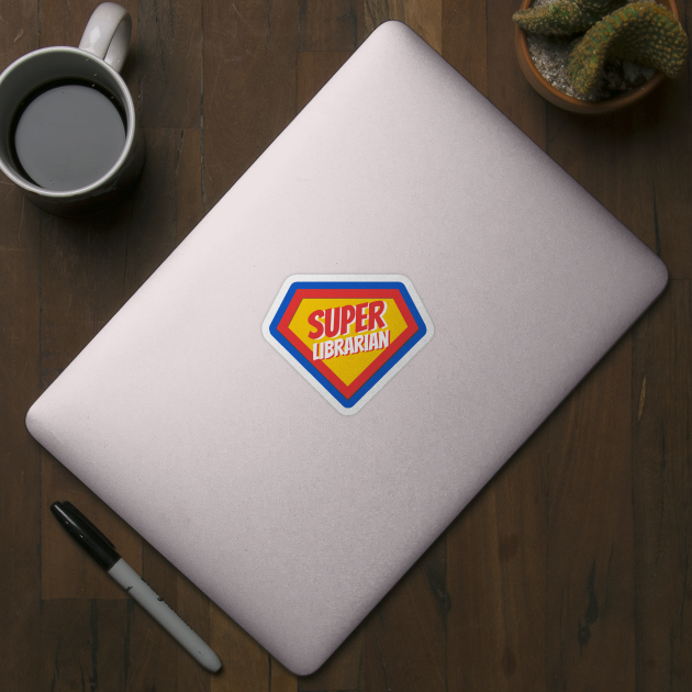 Librarian Gifts | Super Librarian by BetterManufaktur